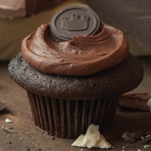 Smoked Chocolate cupcake. Picture by Cupcake Royale.