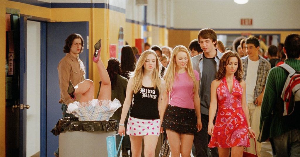 The 4 main characters from Mean Girls